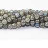 Natural Blue Flash Labradorite Smooth Round Ball Beads Strand Length is 14 Inches & Sizes from 8mm approx.
